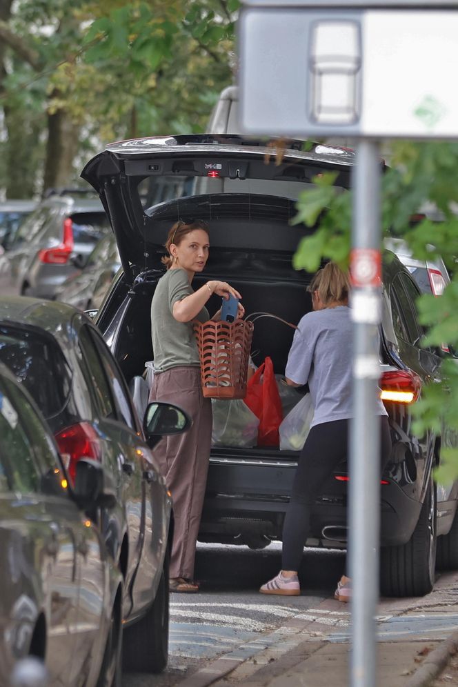 Edward Miszczak i Anna Cieślak na bazarku