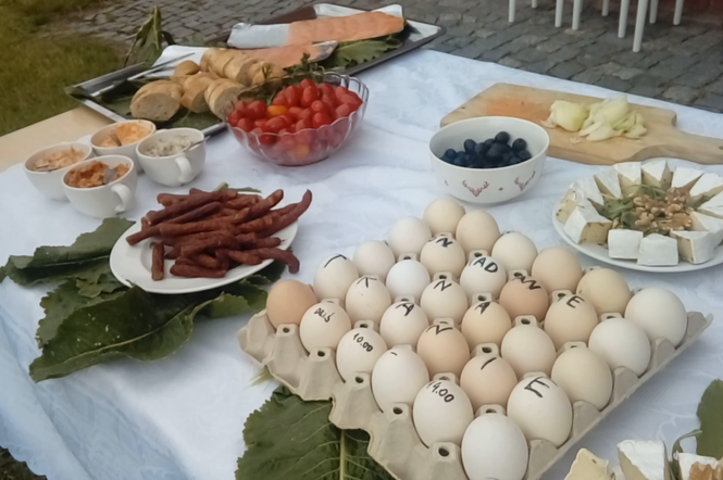 Śniadanie na trawie w Galerii El w Elblagu