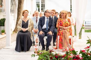 	Barwy szczęścia odc. 3135.  Jerzy (Bronisław Wrocławski), Małgorzata (Adrianna Biedrzyńska), Józefina (Elżbieta Jarosik)