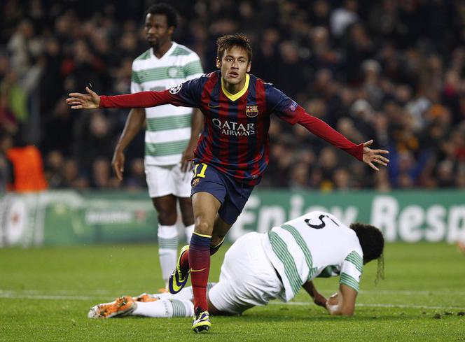 Barcelona - Celtic, Neymar