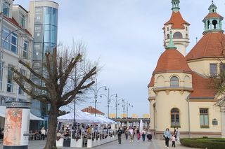 Wielkanoc w Sopocie. Tłumy turystów przyjechały, by spędzić święta nad morzem 