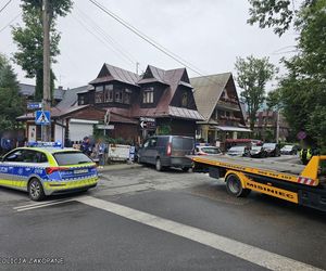  Ponad 3 promile i rajd po centrum Zakopanego. Zakończył jazdę na ścianie budynku