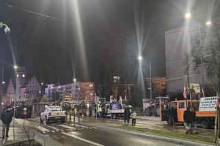 Protest rolników w Olsztynie 21 lutego. Co dzieje się w centrum?