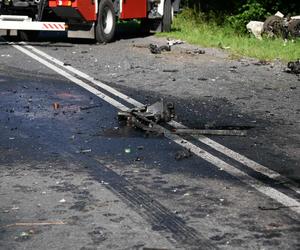 Wypadek pod Olesnem. Trzy osoby z pow. kłobuckiego poszkodowane