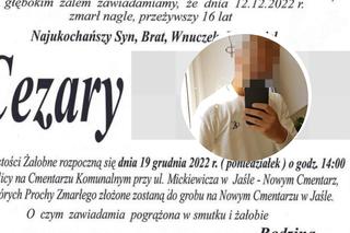 Tragiczna śmierć Cezarego. Wiadomo, kiedy 16-latka pożegnają bliscy