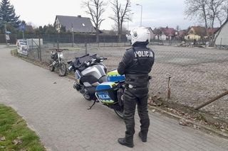 Pościg za motocyklem. Jak się okazało było wiele powodów do ucieczki
