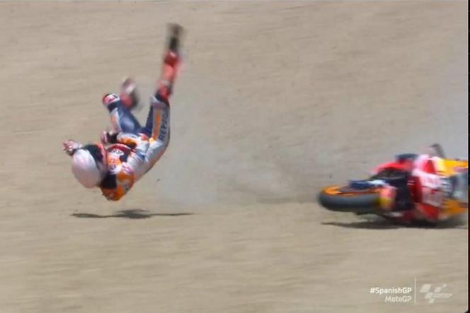 Wypadek Marca Marqueza na GP Hiszpanii