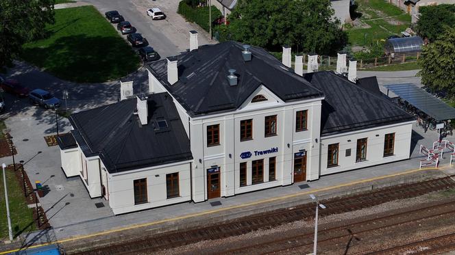 Tak wygląda po remoncie i przebudowie dworzec kolejowy w Trawnikach 