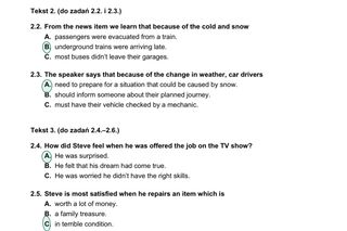 Matura próbna z angielskiego 2024