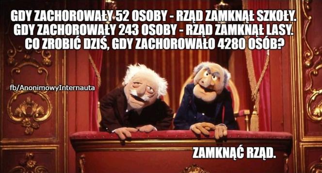 Polacy nie wierzą w koronawirusa. Zobacz memy 