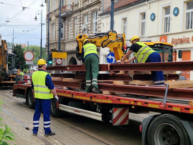 Utrudnienia dla pasażerów. Ulica Gdańska bez tramwajów