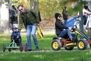 Marta Kaczyńska z rodziną