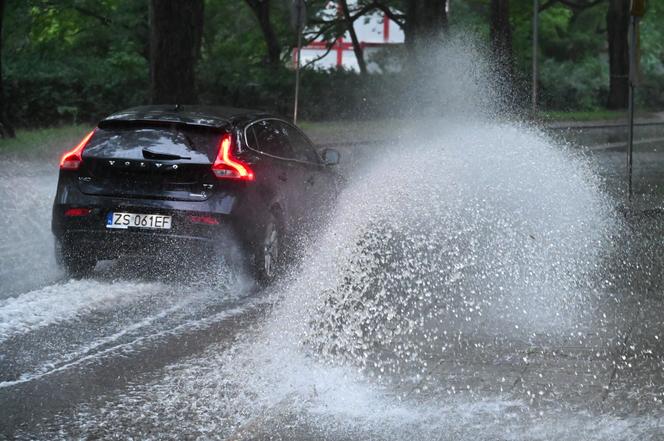 Szczecin zalany po nawałnicy 1.07.2022