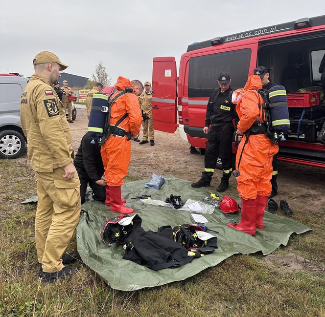 Nielegalne śmietnisko w Gdańsku. Pomorska Policja