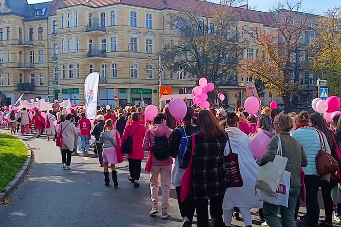 Marsz Różowej Wstążki w Szczecinie