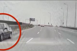 Jechała pod prąd trasą szybkiego ruchu. Nagranie wyciekło do sieci