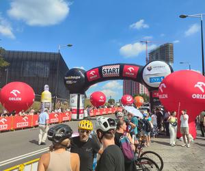 Tour de Pologne w Katowicach. Kolarze bawią się z kibicami