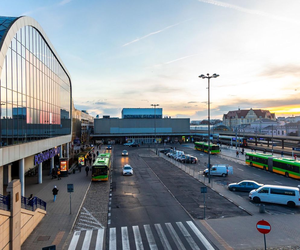 Awantura z użyciem noża na dworcu Poznań Główny!