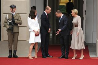 Tak para prezydencka przyjęła Williama i Kate w Pałacu Prezydenckim