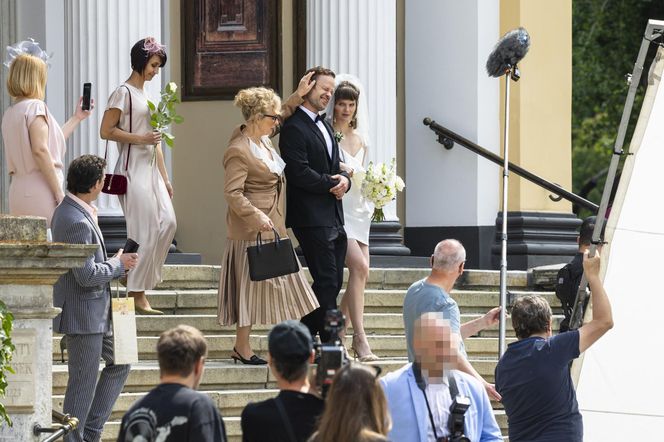 Gwiazdy na planie serialu "Klara"