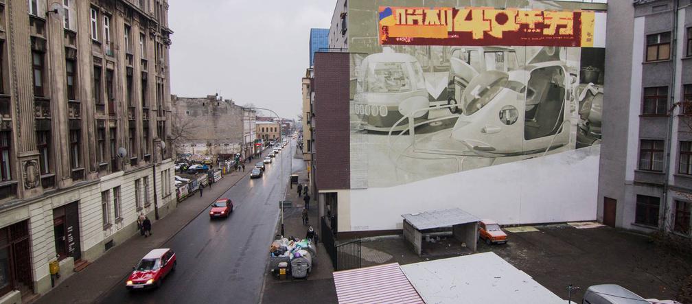 Mural przy ul. Sienkiewicza 71