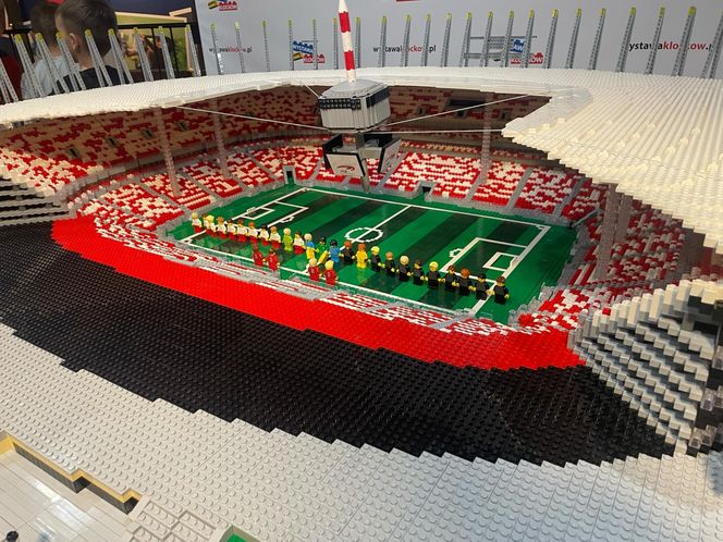 Stadion PGE Narodowy z klocków LEGO