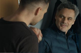 Barwy szczęścia, odcinek 3188. Darek (Andrzej Niemyt), Karol (Jan Wieczorkowski)