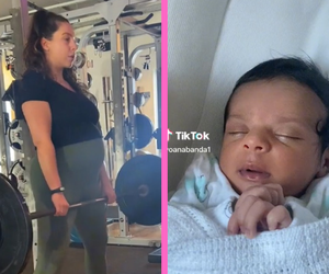 Urodziła umięśnionego noworodka. Twierdzi, że to zasługa treningów w zaawansowanej ciąży