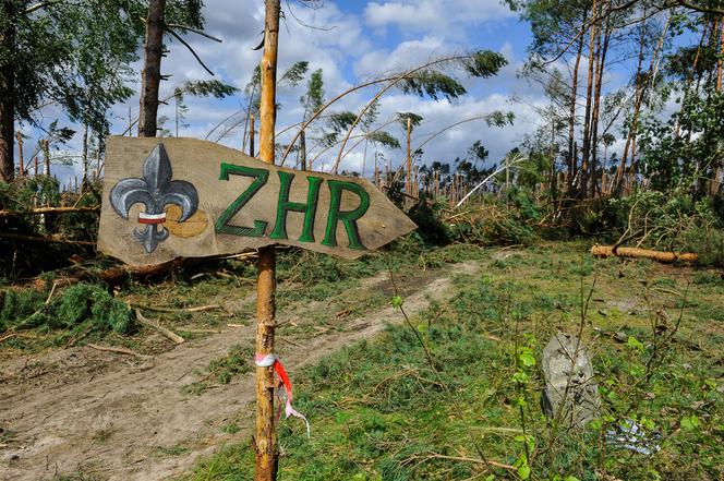 Harcerki, które zginęły w wyniku nawałnicy w Suszku