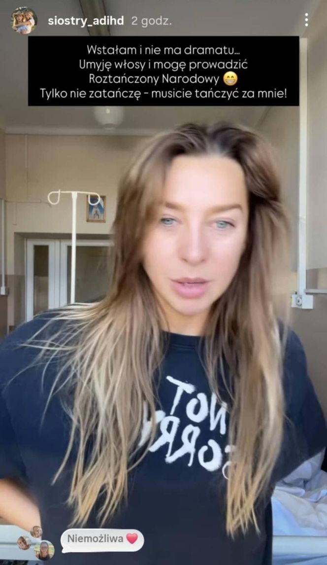 Ilona Krawczyńska trafiła do szpitala