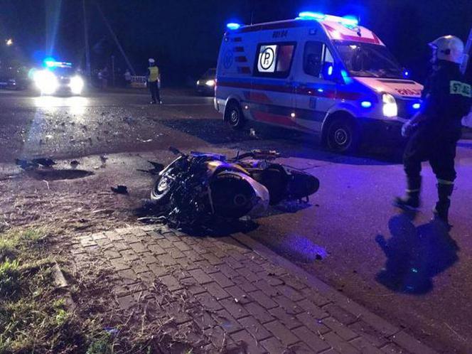 Dobrzyniewo Duże: Motocyklista zginął w zderzeniu z samochodem