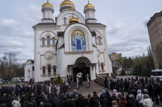 Pogrzeby ofiar ataku na Krzywy Róg