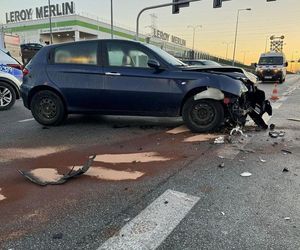 Tragiczny wypadek w Mikołowie. Kierowca spłonął w samochodzie 