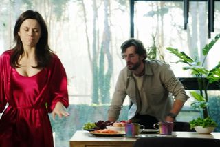 M jak miłość odc. 1867. Kasia (Paulina Lasota), Mariusz (Mateusz Mosiewicz)