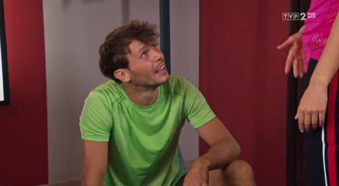 Barwy szczęścia, odcinek 1980. Celina (Orina Krajewska), Franek (Mateusz Banasiuk)