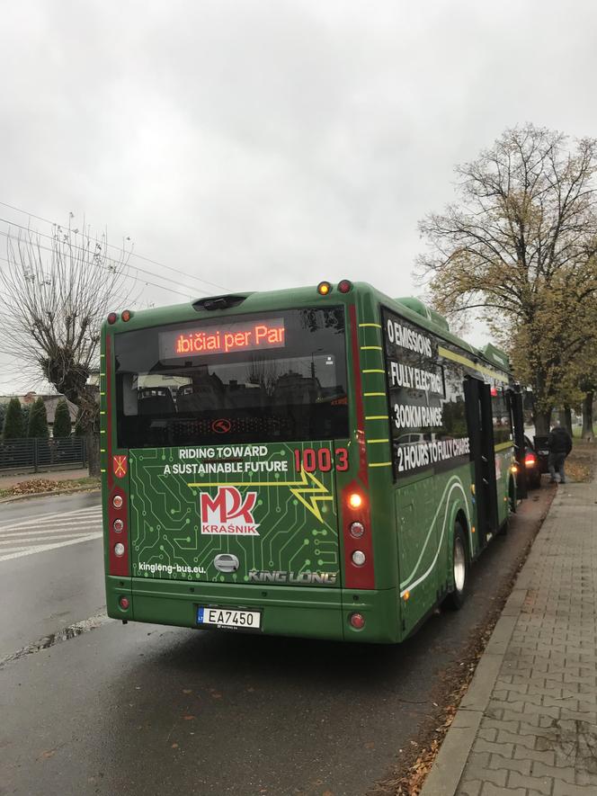 Premiera autobusu King Long w Kraśniku