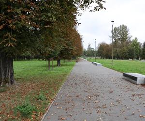 Początek jesieni w Parku Ludowym w Lublinie