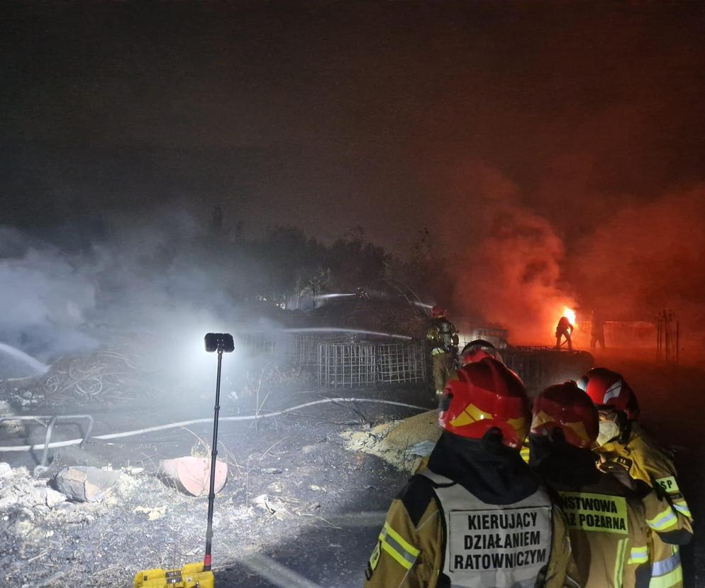 Gigantyczny pożar w Zabrzu. Paliły się niebezpieczne odpady