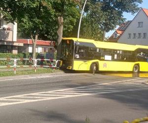 Wypadek autobusu w Mysłowicach