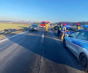 Wypadek trzech samochodów na DW 434 Gostyń-Kunowo. Sprawczyni była po alkoholu 