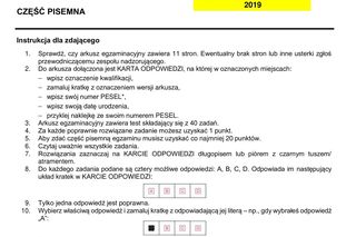 Egzamin zawodowy technik hotelarstwa - przykładowe zadania. Nazwa kwalifikacji: Obsługa gości w obiekcie świadczącym usługi hotelarskie