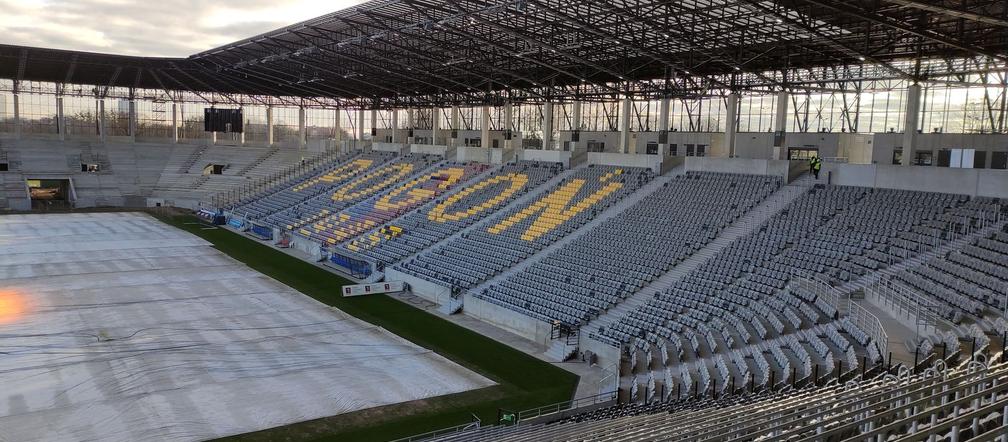 Stadion Pogoni Szczecin czeka na przyjęcie kibiców