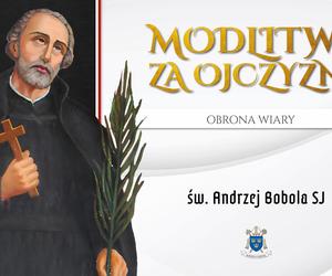 Modlitwa za Ojczyznę – św. Andrzej Bobola SJ