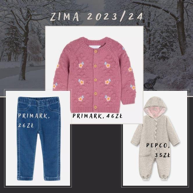 Szafa kapsułowa dla niemowlaka - zima 2023/24