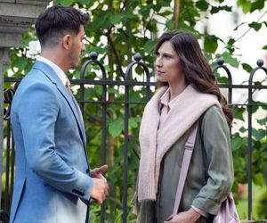 Barwy szczęścia odc. 3071. Regina (Kamila Kamińska), Justin (Jasper Sołtysiewicz)