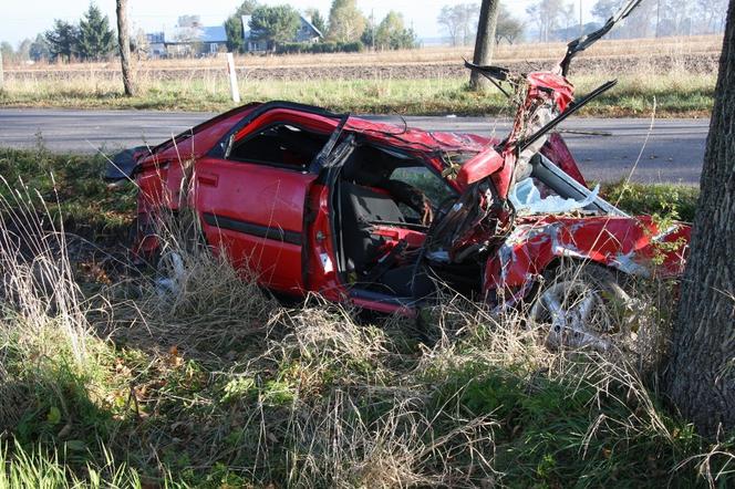 Wypadek pod Sokołowem Podlaskim. Zginął Dariusz L. z Lebiedzi i Piotr I. ze Sterdyni