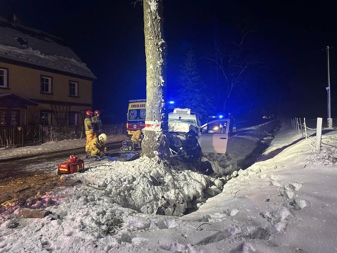 Kierowca zginął na miejscu