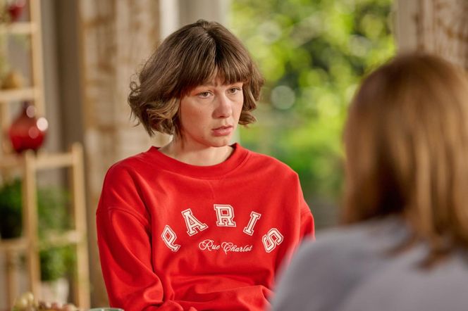 Na Wspólnej odc. 4067. Brygida (Maja Wolska), Iga Przybysz (Lidia Sadowa)