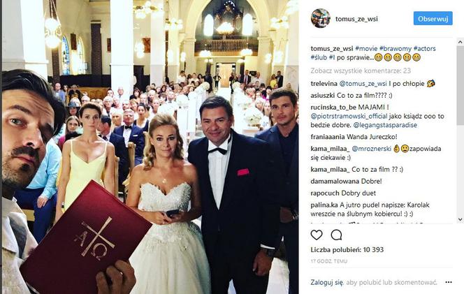 Tomasz Karolak na planie "Narzeczonego na niby"