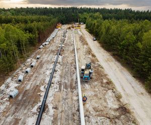 Budowa gazociągu Oświęcim - Tworzeń